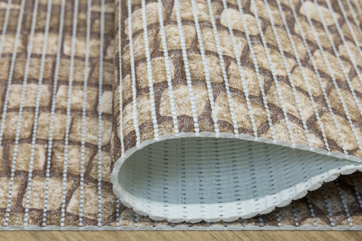 Mata Łazienkowa 222B Mozaika Brąz Beż szerokość 65 cm