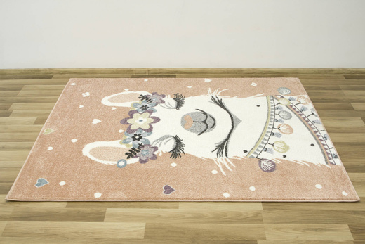 Dywan Dziecięcy Lima C882A rose/cream Róż Krem Lama