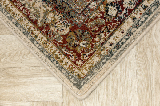 Wełniany Dywan Dywilan Omega Kordoba Koniak Ornament