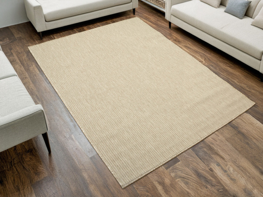 Dywan Dwustronny Sznurkowy Brussels 205697/10610 Linen Beż Krem Romb Linie Outdoor