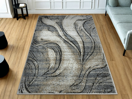 Dywan Matara P176A m.grey/sp.antr Szary Fale
