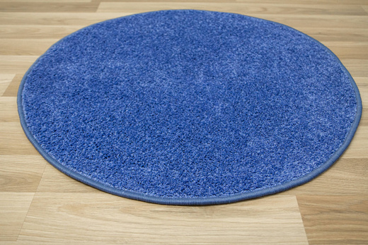 Okrągły Dywan Mabelie 817 Jeansowy Niebieski