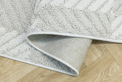 Dywan Milano 032 beige/cream Krem Kaszmir Geometria Frędzelki