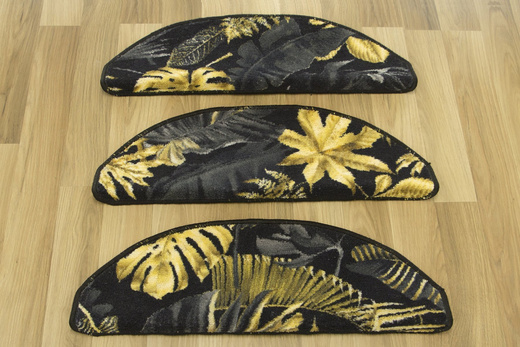 Nakładki na schody półokrągłe Monstera GOLD