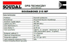 Klej kontaktowy SOUDAL Soudabond 215 MP SPRAY 500 ml