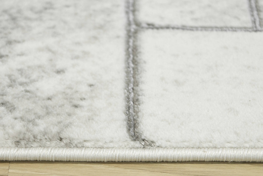 Dywan Felix 9250A l.grey/white Lśniący Szary Krem Prostokąty Marmur