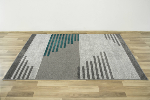 Dywan Agnella Meteo Portat zielony z efektem 3D