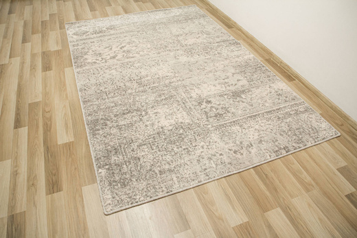 Wełniany Dywan Isfahan-M Korist Popielaty Ornament Vintage