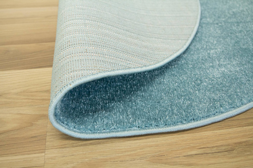 Okrągły Dywan Lima 2081A blue/blue Jasny Turkus