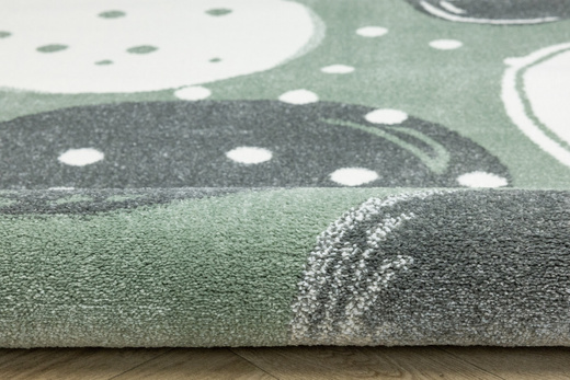 Dywan Dziecięcy Lima M040A green/cream Zielony Kremowy Kamyki Kropeczki