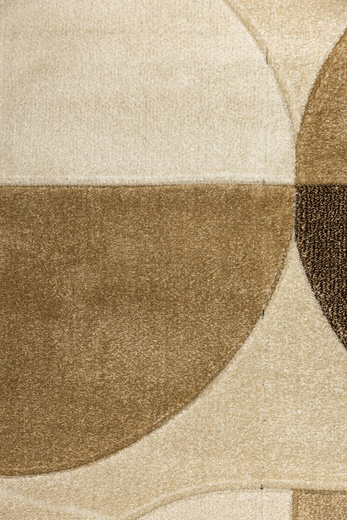 Dywan Amelia A472A cream/beige Beżowy Brązowy Półkola Marmur Drugi Gatunek