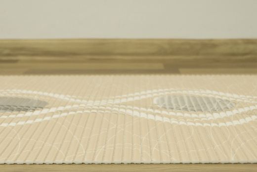 Mata Łazienkowa Softy-tex 838 Fale Beż Krem szerokość 65 cm