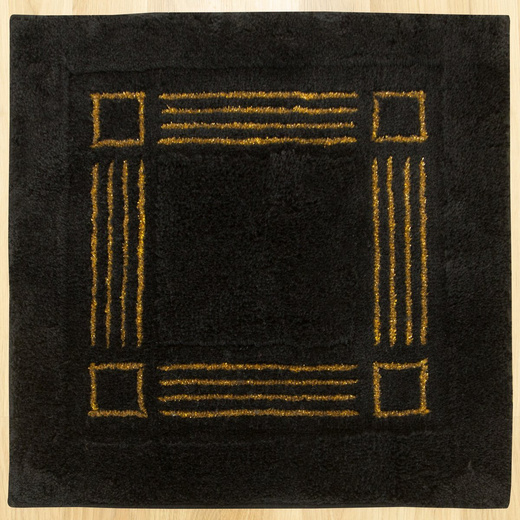 Dywanik do łazienki Jarpol Petra Lurex 51 Czarny