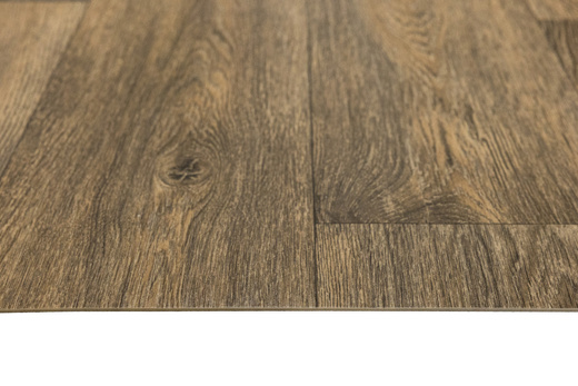 Wykładzina PCV Rimini Aged Oak 691D Deski Brąz szerokość 4 m