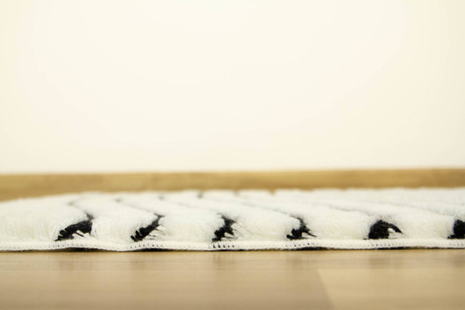 Dywanik Premium biało-czarny 60x100 cm