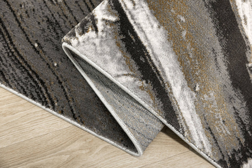 Dywan Verano G670A grey/antrasit Krem Szary Złoty Abstrakcja