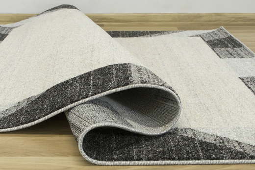 Dywan Dutch Level A171A cream/black Czarny Grafit Krem