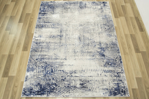 Dywan Verano C465A m grey/grey Niebieski Szary Krem Dwupoziomowy Trójkąty