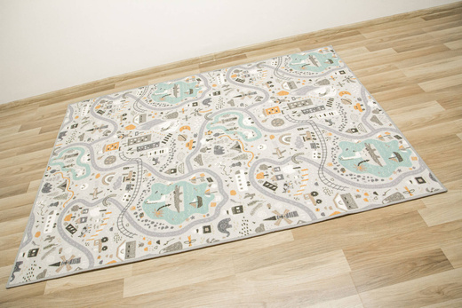 Wykładzina Dziecięca Pastelowe Uliczki 04 szerokość 2 m