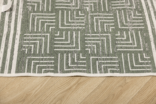 Dwustronny Dywanik Chodniczek Orient 40x70 1 Green Zieleń Krem