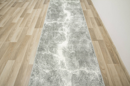 Chodnik Lima 9553B l.grey Szary Krem Marmur szerokość 100 cm