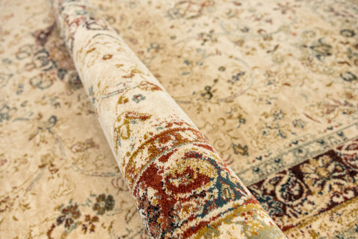 Wełniany Dywan Dywilan Omega Kordoba Koniak Ornament