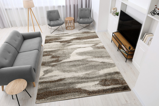 Dywan Ponte N282A l.grey/d.grey Szary Brąz