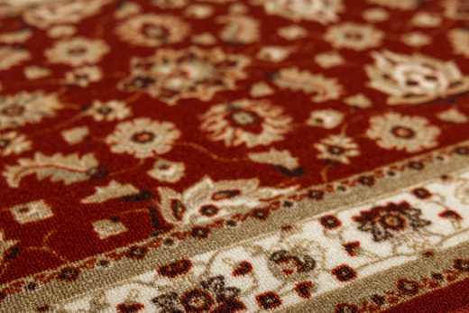 Chodnik Antypoślizgowy Antico 31 Bordo Ornament szerokość 80 cm