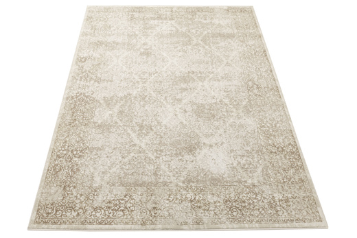 Lśniący Dywan Allora Plus 7754A cream/cream Ornament Beż Krem