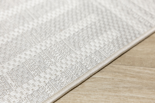 Dywan Sznurkowy Haga 03606E cream/l.grey Szary Krem Geometria Outdoor