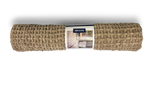 Bawełniany Dywanik Chodniczek Moko Jasny Brąz Gruby Splot