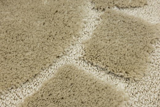 Dywanik Okrągły Łazienkowy Antypoślizgowy Ocean Light Beige Jasny Beż