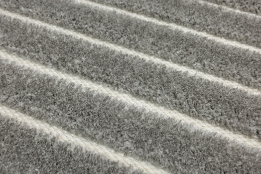 Dywan Shaggy Lula Soft IM43A CNFG4 Cream/Grey Szary Geometryczny Romby Kreski