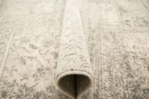 Wełniany Dywan Isfahan-M Korist Popielaty Ornament Vintage