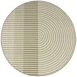 Okrągły Dywan Sznurkowy Foggia 16733/631 Szary Antracyt Krem