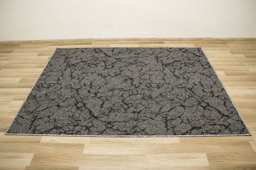 Wykładzina Marble 75 Ciemny Szary Czarny Marmur szerokość 4 m