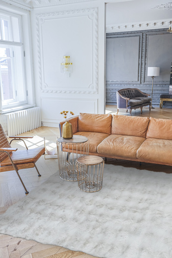 Dywan Oslo Bubble Jasny Szary Rabbit Królik