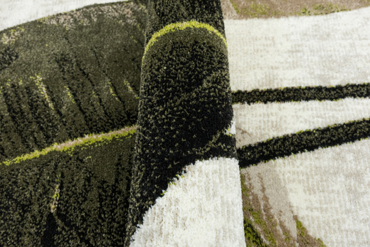 Dywan Clara 02777A cream/olive Zieleń Brąz Liście