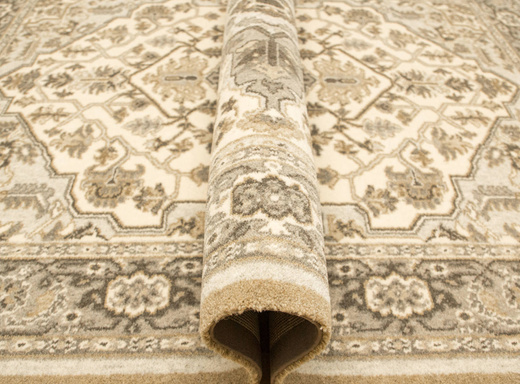 Wełniany Dywan Tempo Natural-B Harvey Jasny Szary