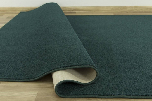 Miękki Gęsty Dywan Bounty 40 butelkowa zieleń Poliester