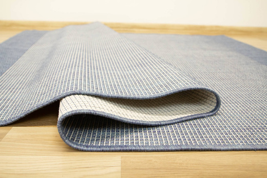 Dywan Dwustronny Sznurkowy Brussels 205664/10310 Ocean Niebieski Krem Outdoor