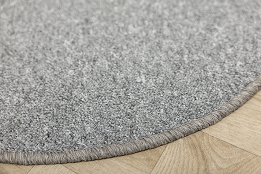 Okrągły Dywan Pętelkowy Turbo 9623 Szary Juta