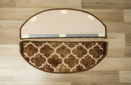 Nakładki Półokrągłe Clover 04 Brąz Beż Koniczyna Marokańska