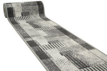 Antypoślizgowy Chodnik Essenza 19 szary szerokość 100 cm