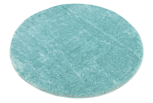 Dywan Okrągły Shaggy Antypoślizgowy Malmo Niebieski Turkus