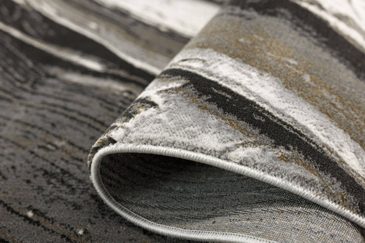 Dywan Verano G670A grey/antrasit Krem Szary Złoty Abstrakcja