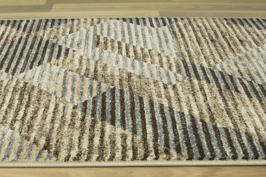 Chodnik Daffi 13126/130 Beż Szary Brąz Trójkąty szerokość 100 cm