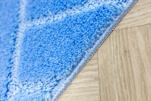 Dywanik Łazienkowy Antypoślizgowy Lotus Light Blue Błękitny Cegiełka