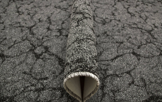 Wykładzina Marble 75 Ciemny Szary Czarny Marmur szerokość 4 m