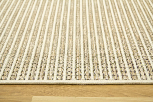 Dywan Sznurkowy Oria 20721/YV7-X Beż Krem Szary Linie Gruby Splot